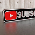 YouTube Subscribe Sign Customizable