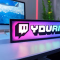 Custom Twitch Led Sign Bluetooth Controlled
